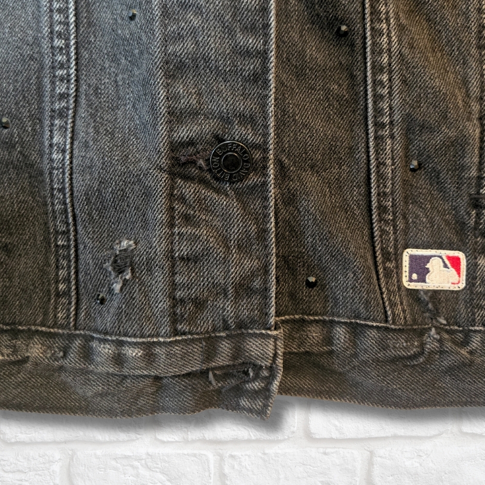Cincinnati Reds Crop Rhinestone Jacket - Picture 7 of 8